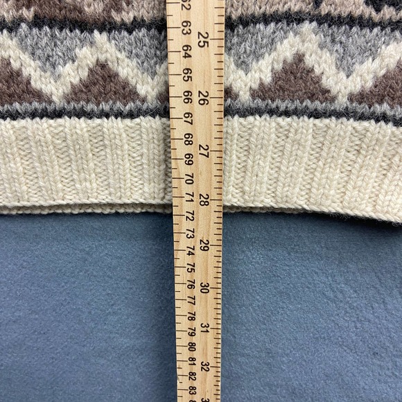 Vintage Le Moda Womens Crewneck Chunky Knit Sweater Sz S Knitted by Hand - Picture 6 of 8